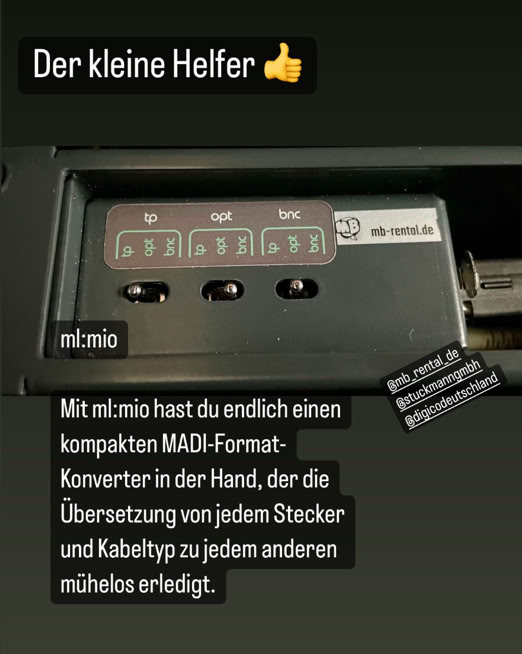 MADI-Konverter, ml:mio